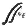 mudguard FORCE WIN42 Aluflex 28 w/struts, black