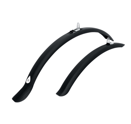 mudguards FORCE 26 - 28" plastic, black