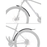 mudguards FORCE 26 - 28" with scoop, black
