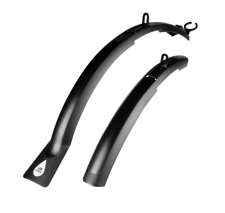 mudguards FORCE 26 - 28" with scoop, black