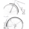 mudguards FORCE Aluflex 28" ECO w/struts,blck