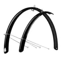 mudguards FORCE Aluflex 28" ECO w/struts,blck
