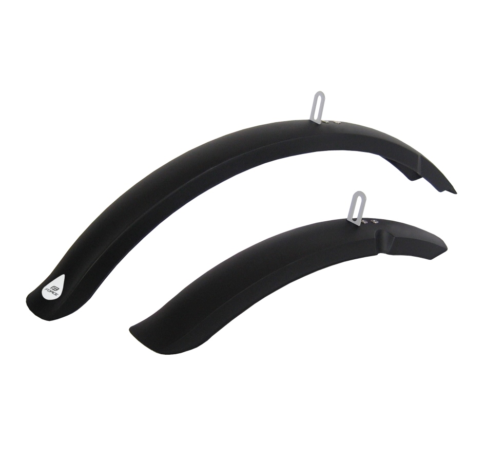 mudguards FORCE CTB 20" metal holder plastic,black