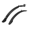 mudguards FORCE GRAND, 24"-29" plastic, black