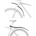 mudguards FORCE SPLASH, 27,5-29", plastic, black