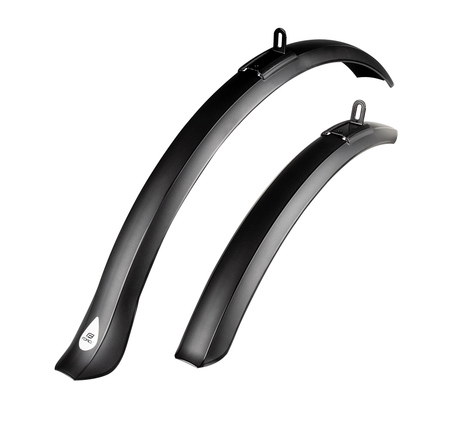 mudguards FORCE VEIL 26 - 28", plastic, black