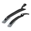 mudguards FORCE WARD, 24"-29" plastic, black-grey