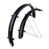 mudguards FORCE58 Aluflex 24" with struts,black