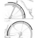 mudguards FORCE58 Aluflex 28" with struts,blk