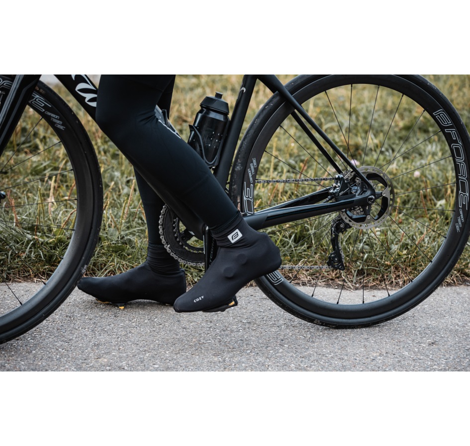 návleky treter FORCE COZY TERMO ROAD, černé