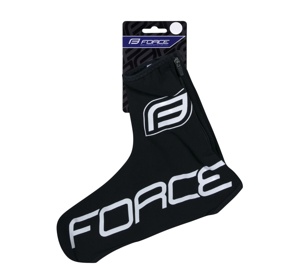 návleky treter FORCE LYCRA TERMO ROAD, černé 