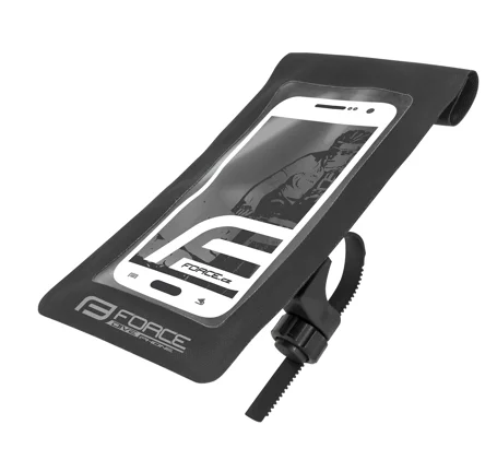 obal na mobil na řidítka F DIVE vodotěsný, černý