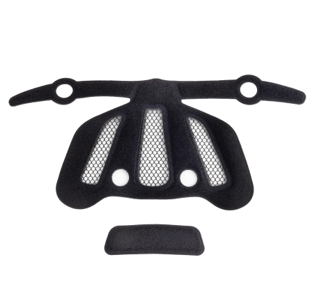 padding for helmet FORCE ALVARO S-M, black 