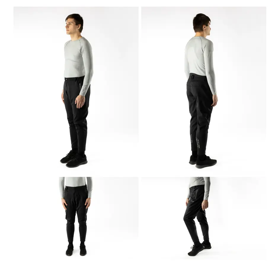 pants FORCE STORY softshell, black