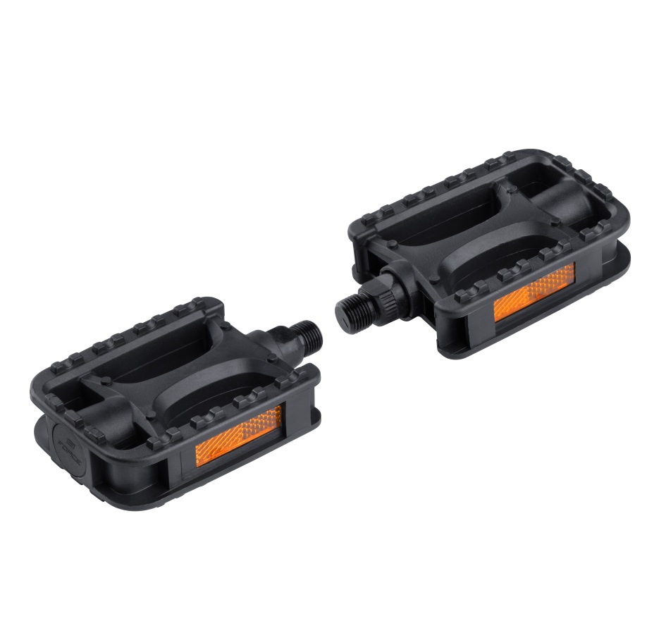 pedals FORCE ARTO plastic ball bearings, black