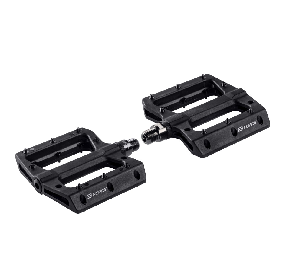 pedals FORCE BLIZZ 2.0 nylon, sealed bearings, blk