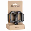 pedals FORCE BMX alloy irreplaceable pins, black