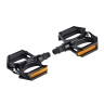 pedals FORCE BMX alloy irreplaceable pins, black