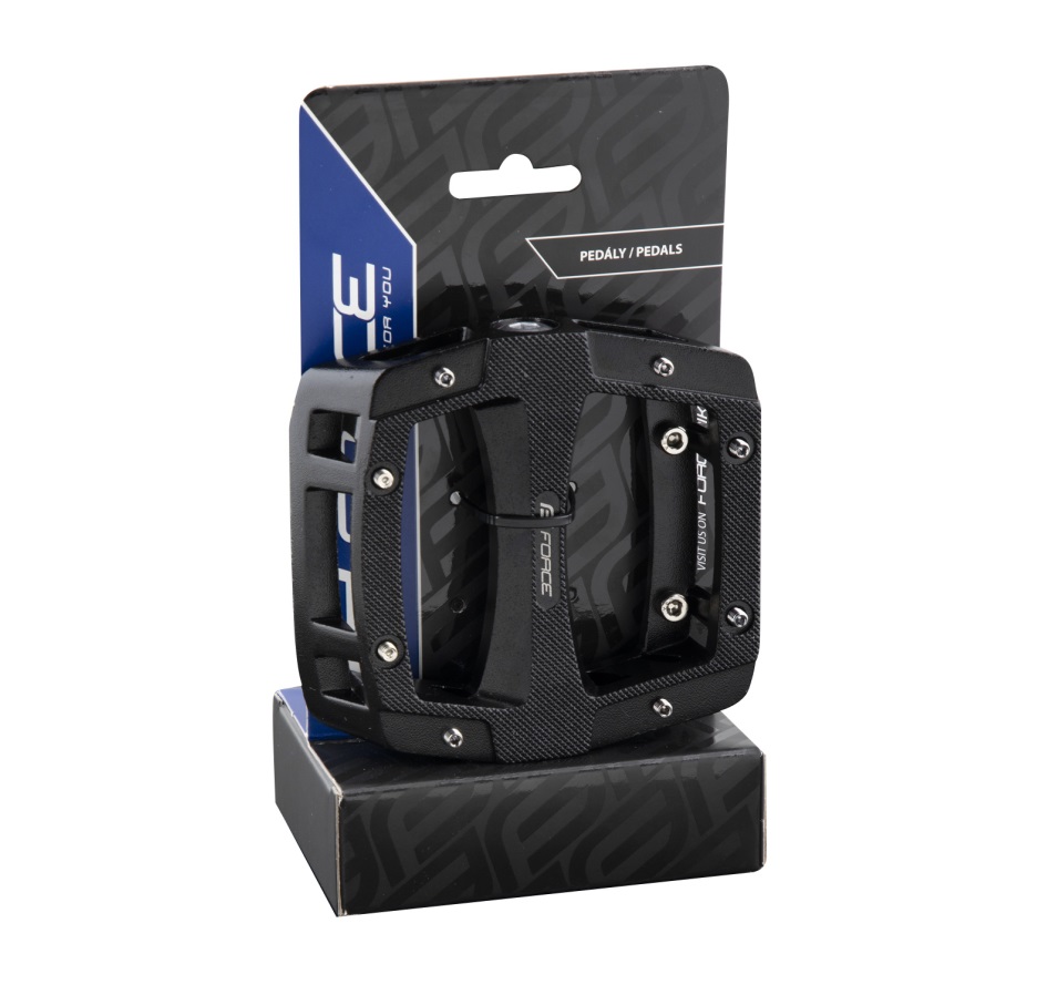 pedals FORCE BMX / DOWNHILL alloy, black