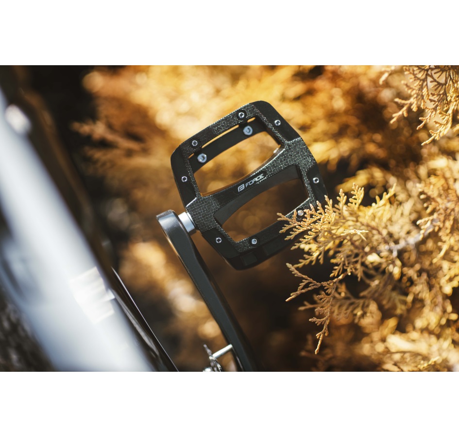 pedals FORCE BMX / DOWNHILL alloy, black