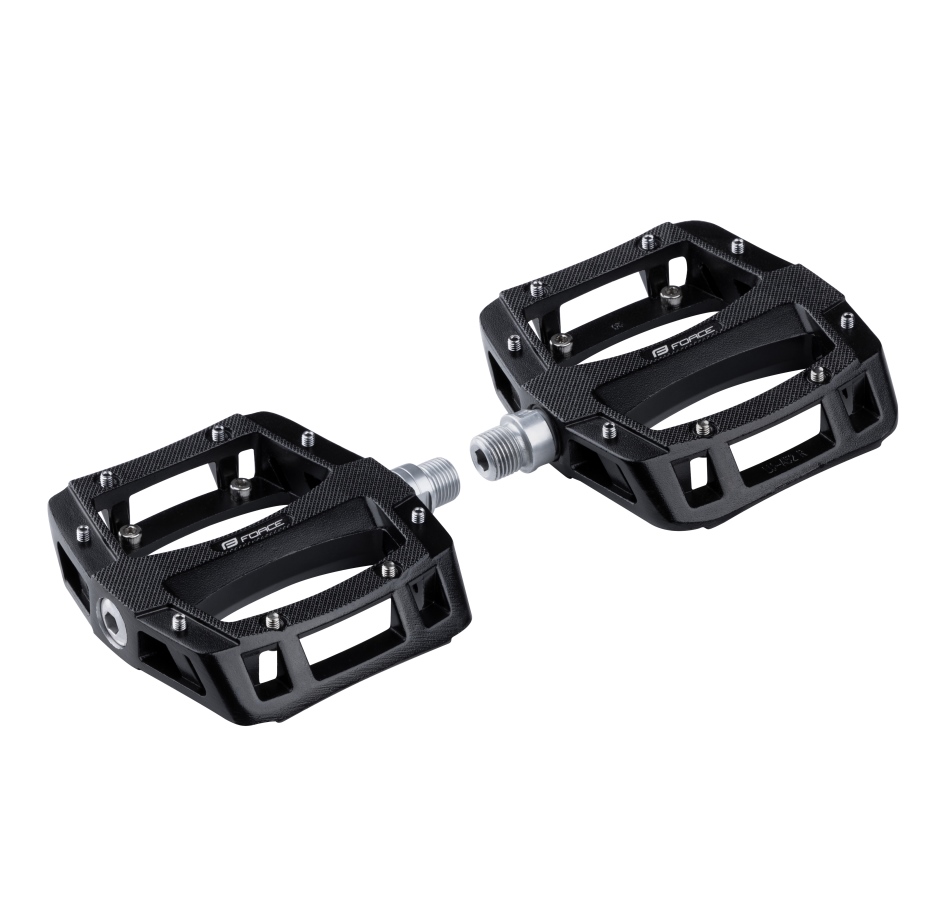 pedals FORCE BMX / DOWNHILL alloy, black