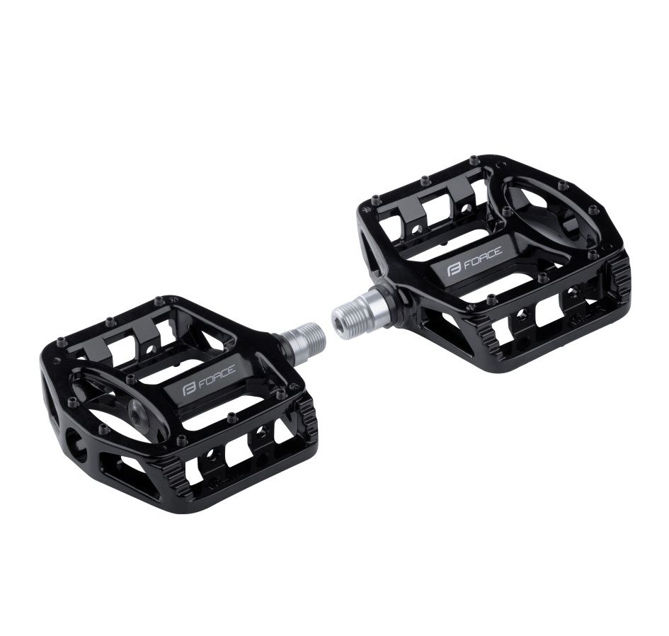 pedals FORCE BMX magnesium replaceable pins, black