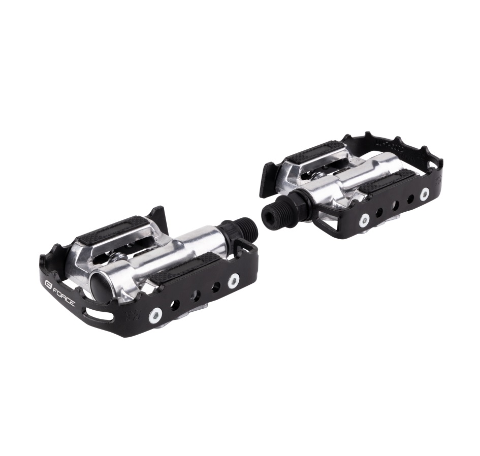 pedals FORCE CLICK MTB one-sided, black