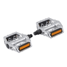pedals FORCE FREE alloy, silver