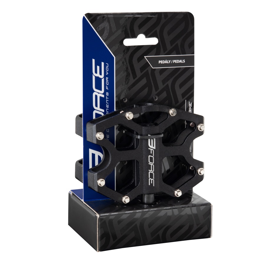 pedals FORCE GALE alloy, sealed bearings, black