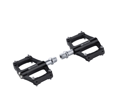 pedals FORCE GRIT alloy, sealed bearings, black