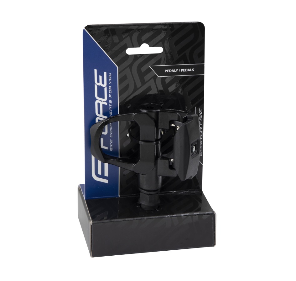 pedals FORCE road with cleats, black