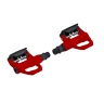 pedals FORCE road with cleats, red