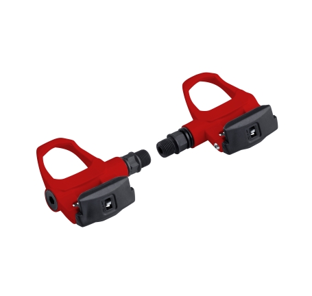 pedals FORCE road with cleats, red