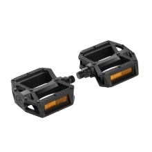 pedals FORCE ROLL plastic ball bearings, black