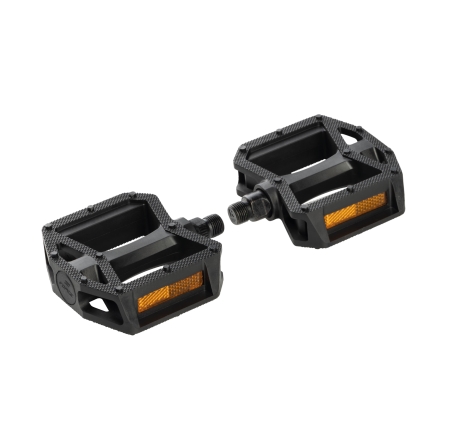 pedals FORCE ROLL plastic ball bearings, black