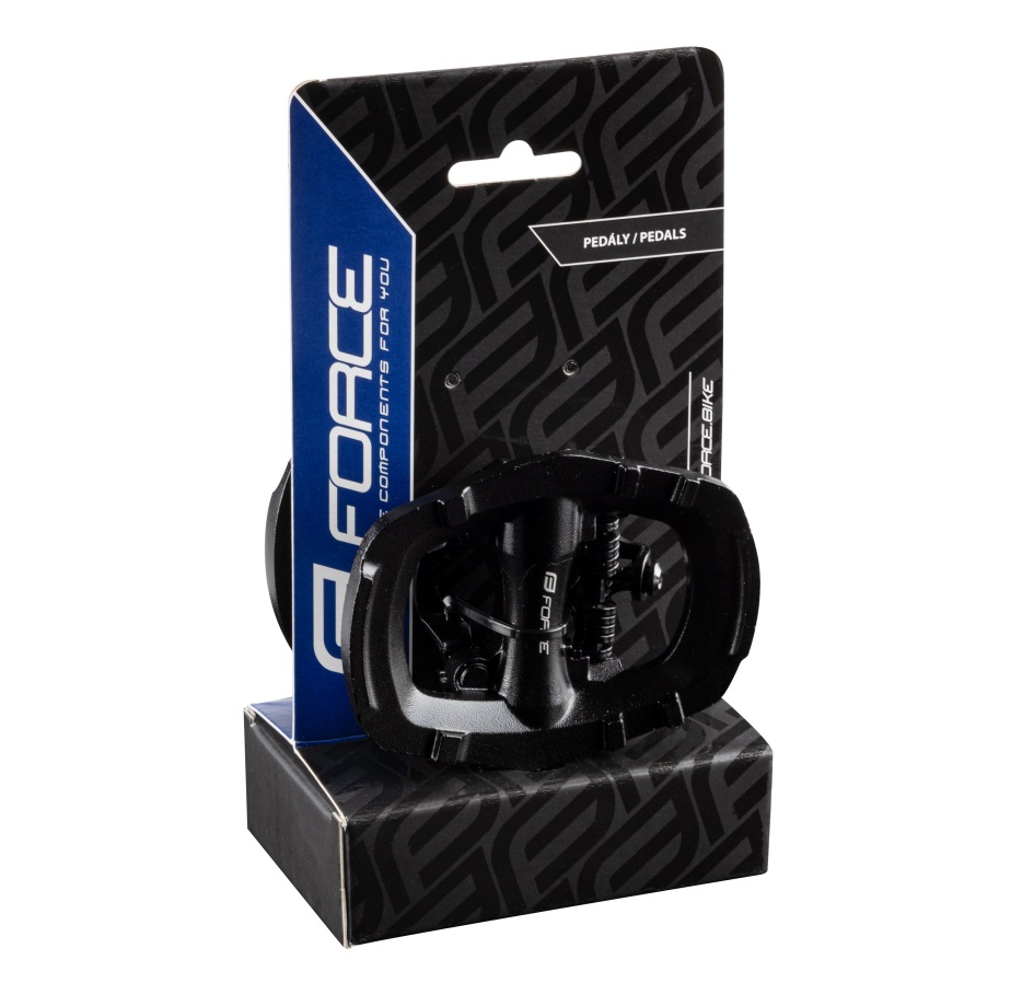 pedals FORCE SELECT MTB one-sided, black