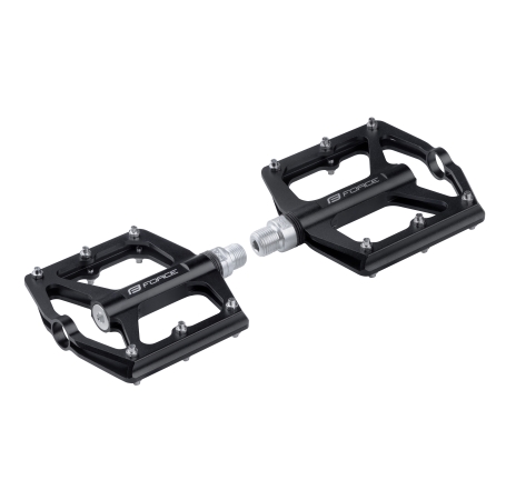 pedals FORCE STEEP 2 alloy, sealed bearings, black