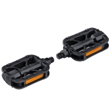 pedals FORCE TREK plastic ANTI-SLIP, black
