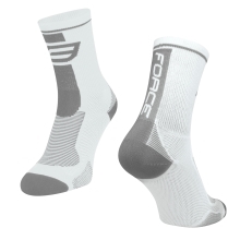 ponožky F LONG, bílo-šedé 