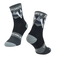 ponožky F TRIANGLE, černo-šedé 