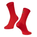 ponožky FORCE COLOUR dlouhé, červené L-XL/42-46