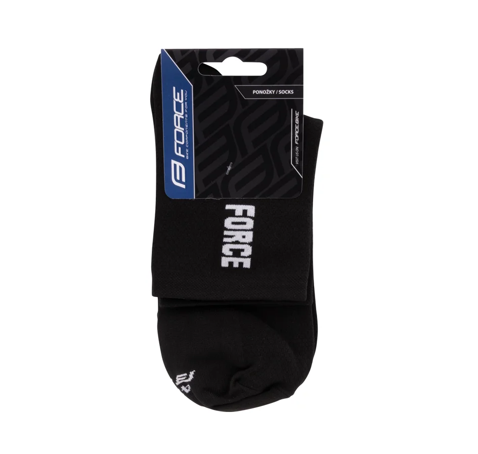 ponožky FORCE COLOUR krátké, černé
