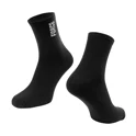 ponožky FORCE COLOUR krátké, černé L-XL/42-46