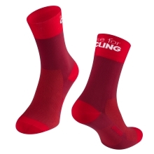 ponožky FORCE DIVIDED dlouhé, červené