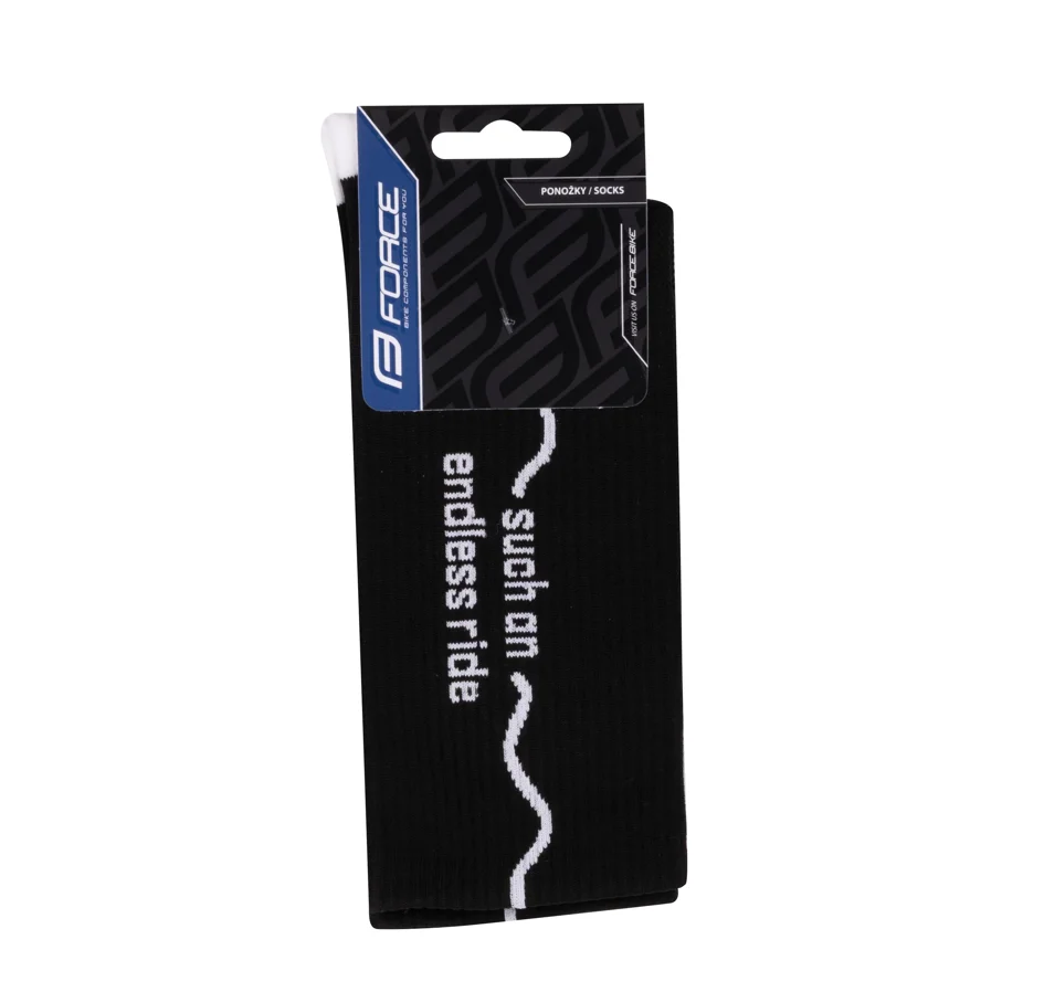 ponožky FORCE ENDLESS, černé