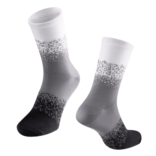 ponožky FORCE ETHOS, bílo-černé