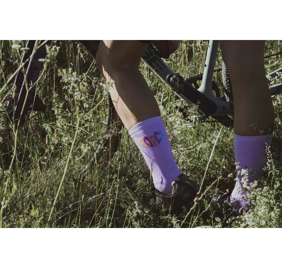 ponožky FORCE IN HEART dlouhé, fialové