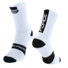 ponožky FORCE LONG PRO SLIM, bílo-černé L-XL/42-46