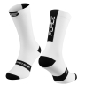 ponožky FORCE LONG PRO SLIM, bílo-černé S-M/36-41