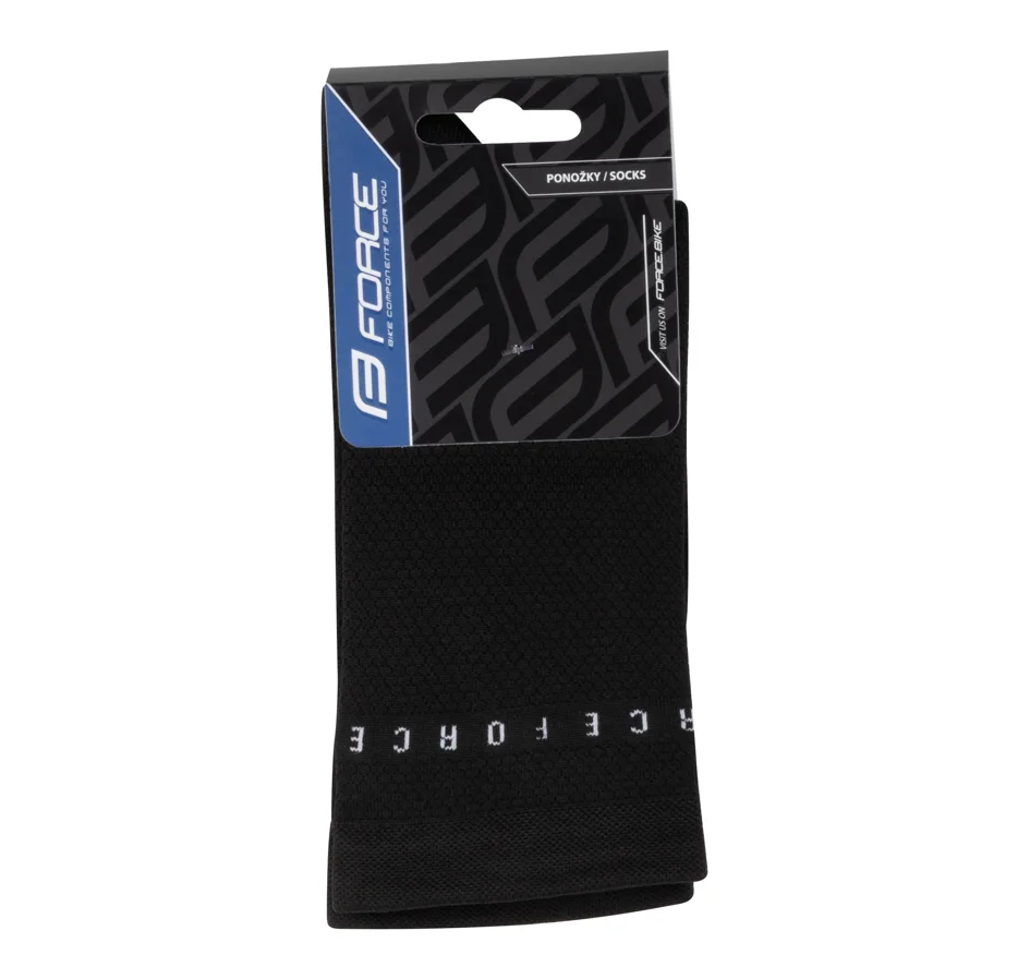 ponožky FORCE SMACK, černé